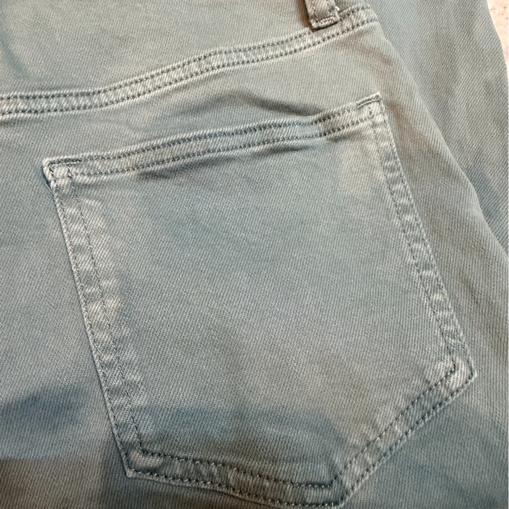 Arizona Jean Co. | Highest-Rise Vintage Straight Jeans | Size 7 Teal/Sage Green - Picture 8 of 11